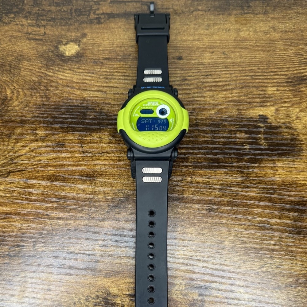 Casio G-Shock G-001HC-1 Jason Hyper Colors Neon Green Black Digital Watch